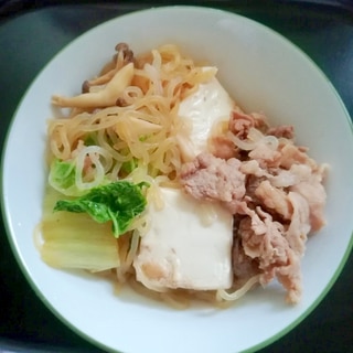 簡単に肉豆腐